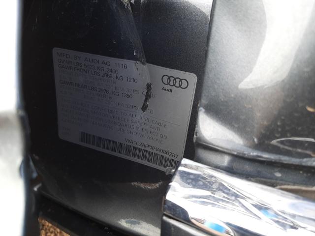 VIN WA1C2AFPXHA086287 2017 Audi Q5, Premium no.10