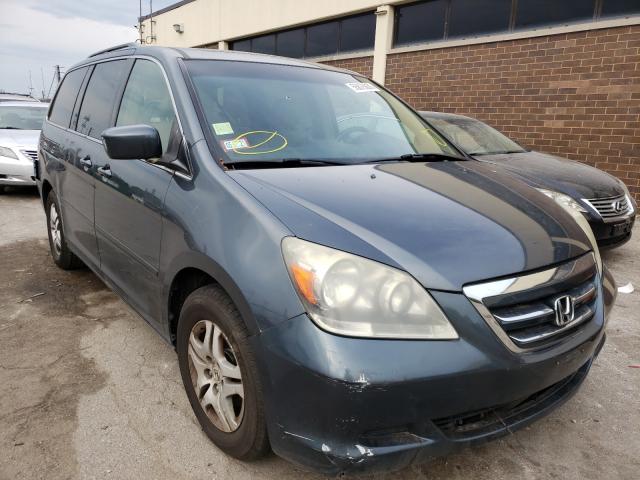 Salvage cars for sale from Copart Wheeling, IL: 2005 Honda Odyssey EX