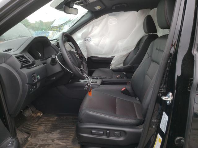 2021 HONDA PILOT BLAC 5FNYF6H76MB016958