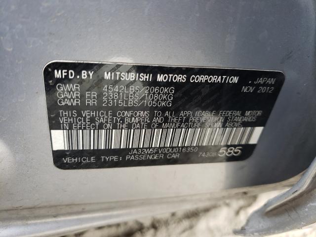 2013 MITSUBISHI LANCER EVO JA32W5FV0DU016350