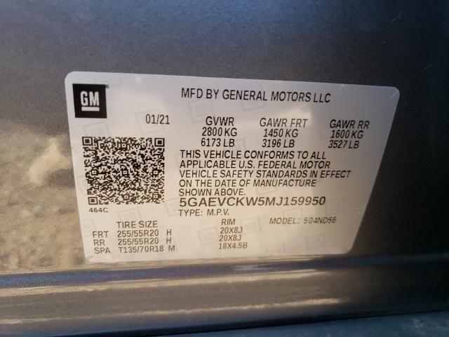 2021 BUICK ENCLAVE AV 5GAEVCKW5MJ159950