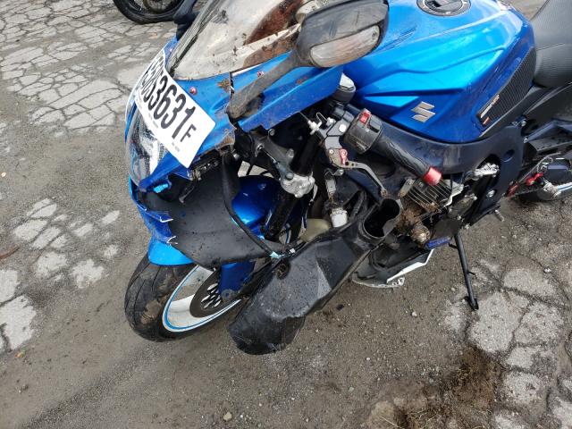 2011 SUZUKI GSX-R600 JS1GN7FAXB2102268