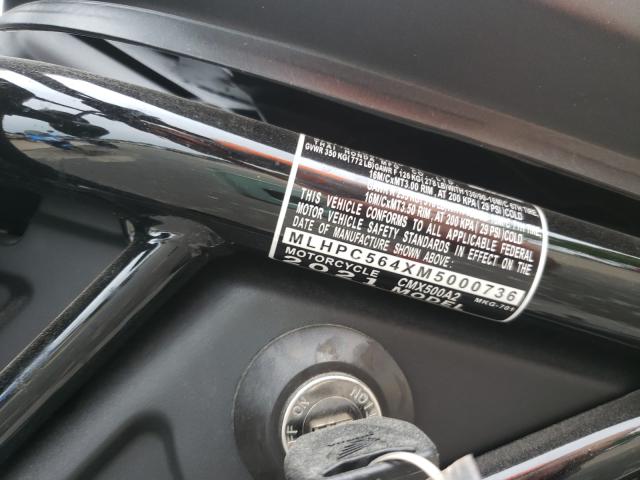 2021 HONDA CMX500 A2 MLHPC564XM5000736