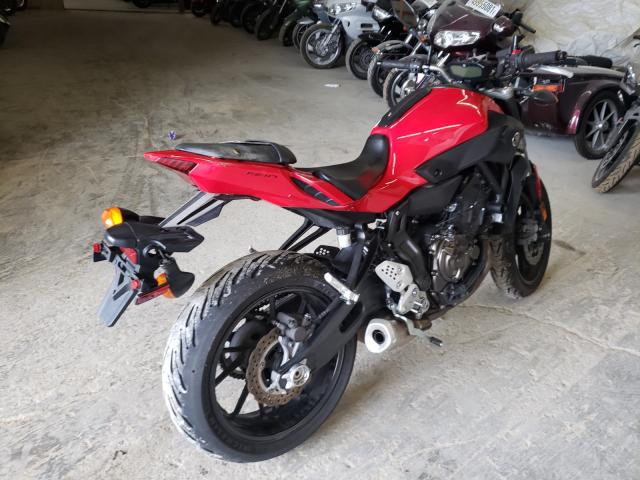 2017 YAMAHA FZ07 JYARM06E1HA011833