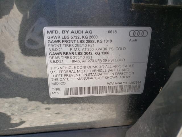 2018 AUDI SQ5 PREMIU WA1A4AFY9J2203934