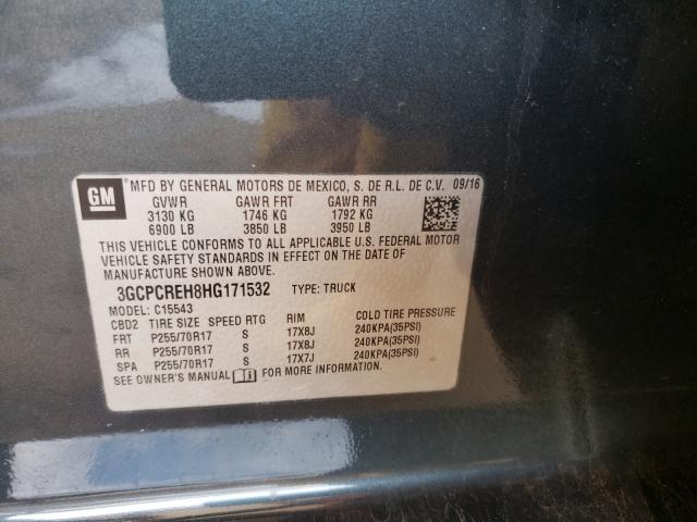 2017 CHEVROLET UK 3GCPCREH8HG171532