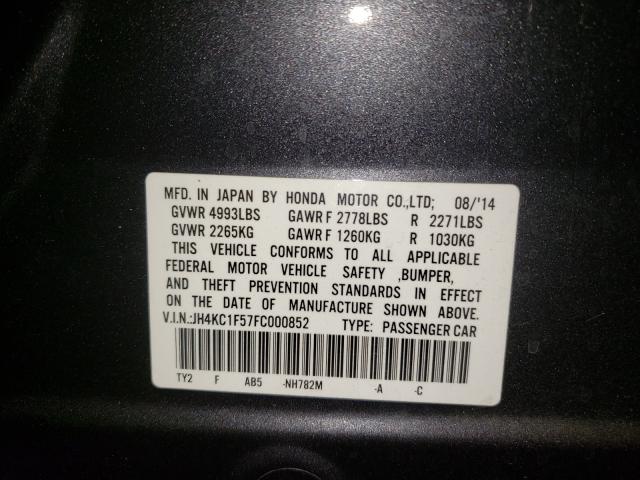 2015 ACURA RLX TECH JH4KC1F57FC000852