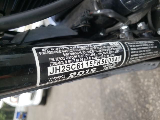 2015 HONDA VT1300 CX JH2SC6115FK500041