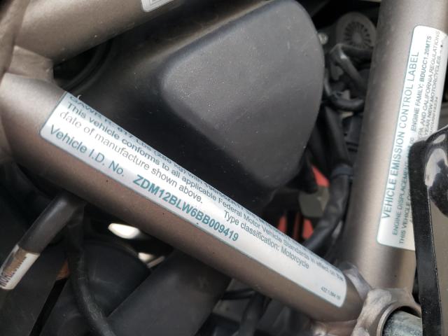 2011 DUCATI MULTISTRAD ZDM12BLW6BB009419