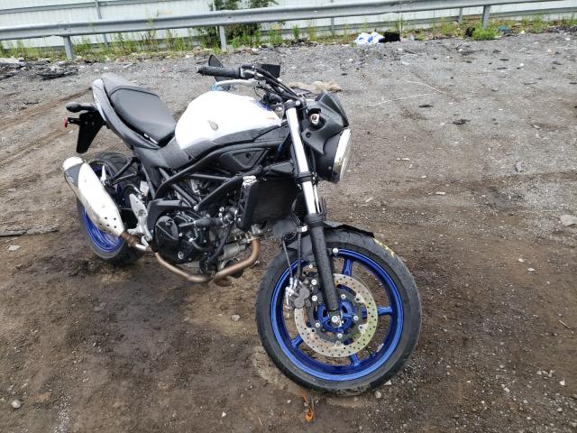 Salvage motorcycles for sale at Brookhaven, NY auction: 2017 Suzuki SV650