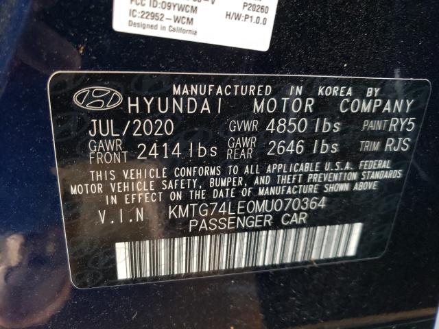 2021 GENESIS G70 KMTG74LE0MU070364