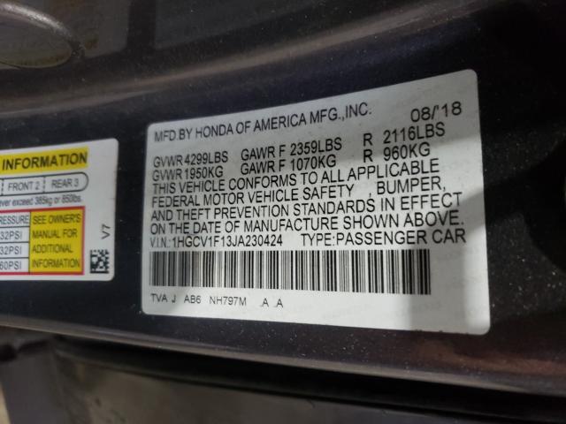 2018 HONDA ACCORD LX - 1HGCV1F13JA230424