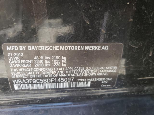 2013 BMW ACTIVEHYBR WBA3F9C58DF145097
