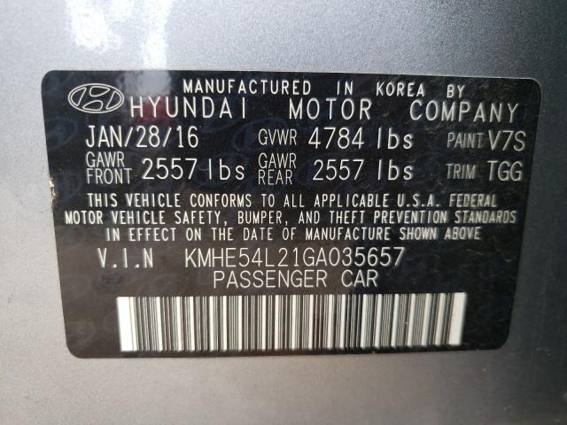 2016 HYUNDAI SONATA PLU KMHE54L21GA035657