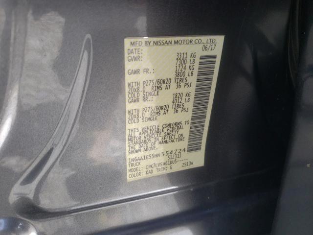 2017 NISSAN TITAN 1N6AA1E55HN554724