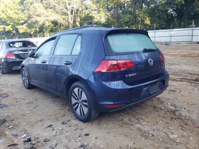 2016 VOLKSWAGEN E-GOLF SEL WVWPP7AU8GW904061