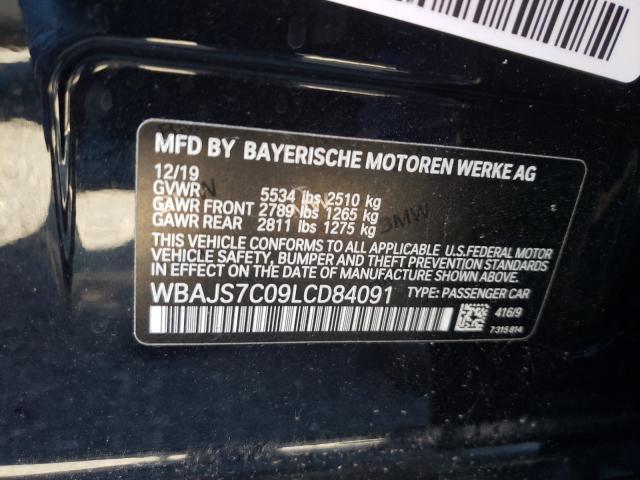 2020 BMW M550XI WBAJS7C09LCD84091