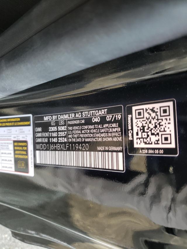 2020 MERCEDES-BENZ E 450 WDD1J6HBXLF119420