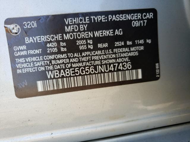 2018 BMW 320 XI WBA8E5G56JNU47436