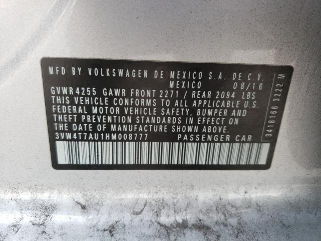 2017 VOLKSWAGEN GTI S 3VW4T7AU1HM008777