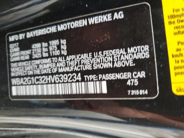 2017 BMW M240I WBA2G1C32HV639234