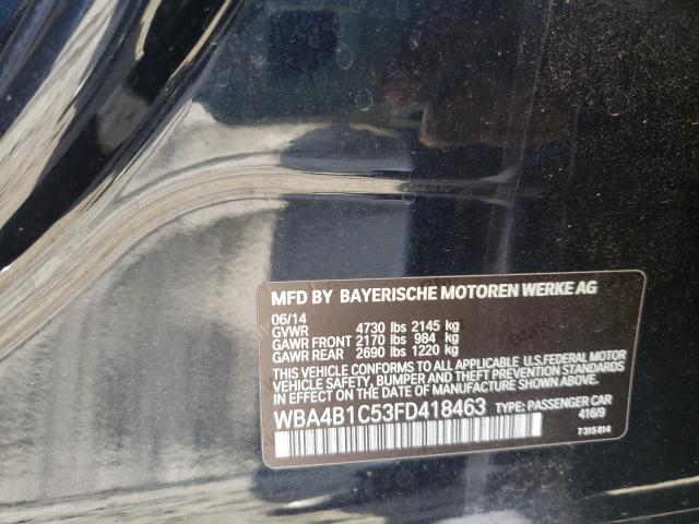 2015 BMW 435 I GRAN WBA4B1C53FD418463