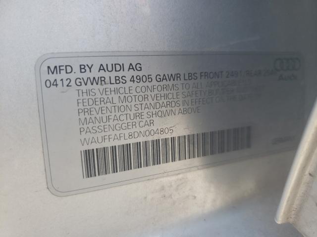 2013 AUDI A4 WAUFFAFL8DN004805