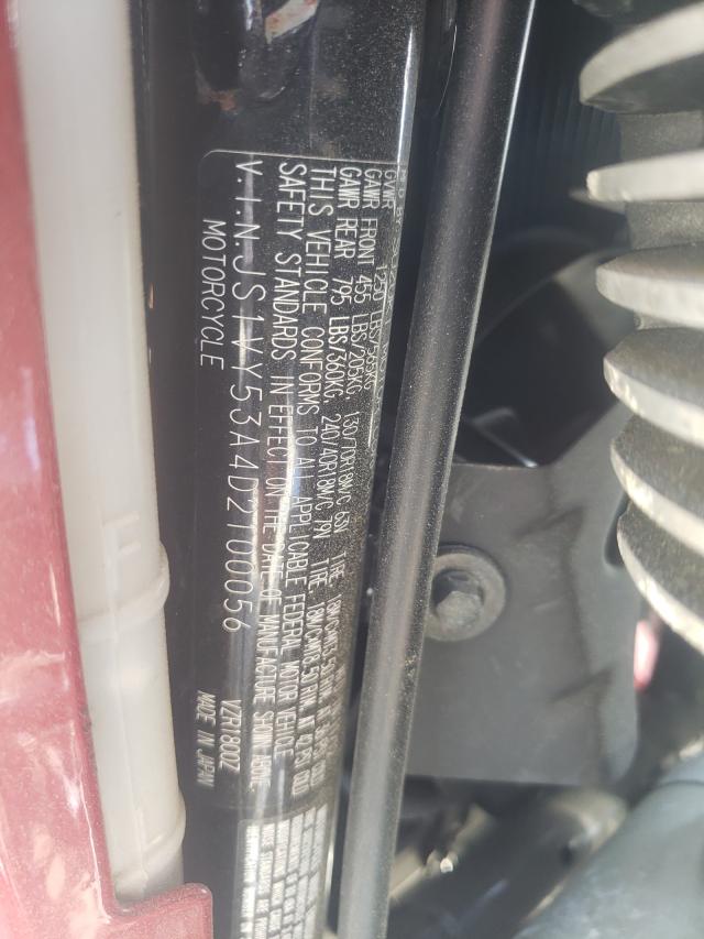 2013 SUZUKI VZR1800 JS1VY53A4D2100056