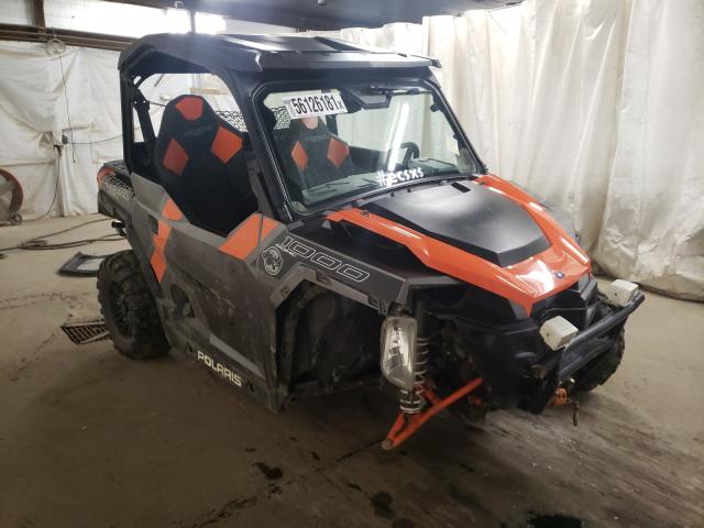 Salvage motorcycles for sale at Ebensburg, PA auction: 2018 Polaris General 10