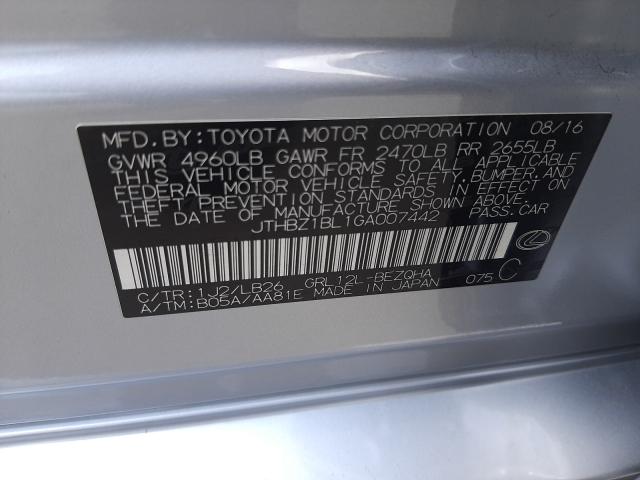 2016 LEXUS GS 350 BAS JTHBZ1BL1GA007442