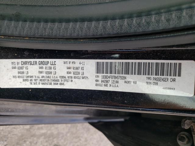 2011 DODGE AVENGER EX 1B3BD4FB7BN579394