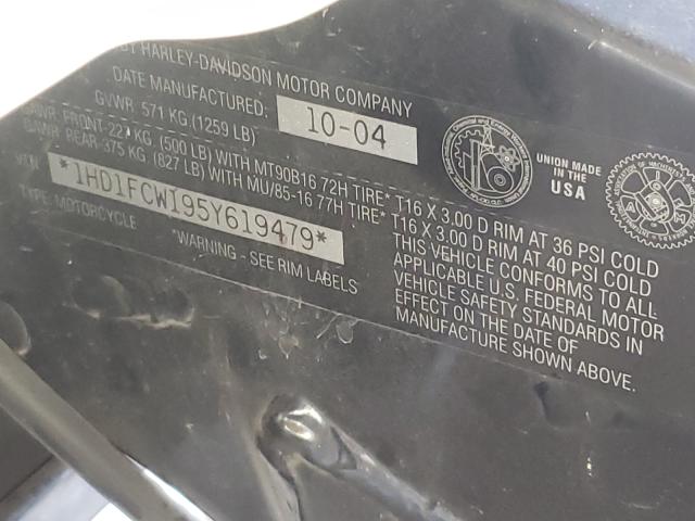 2005 HARLEY-DAVIDSON FLHTCUI 1HD1FCW195Y619479