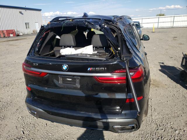 VIN 5UXCX6C07M9G06969 2021 BMW X7, M50I no.9