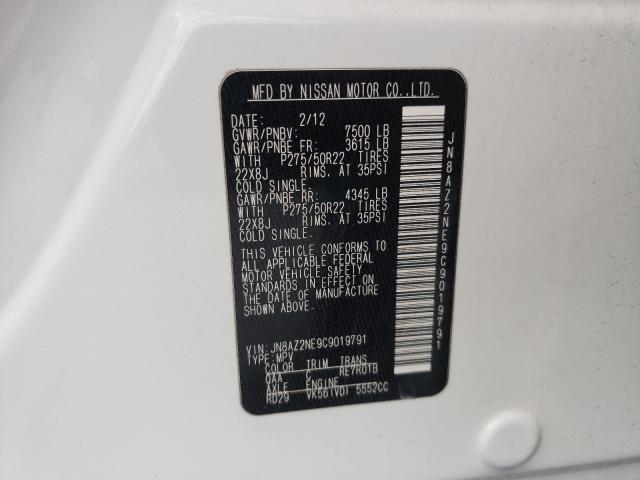 2012 INFINITI QX56 JN8AZ2NE9C9019791