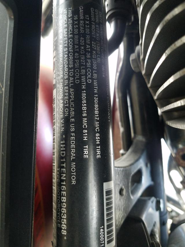 2014 HARLEY-DAVIDSON FLHTKSE CV 1HD1TEN16EB963568