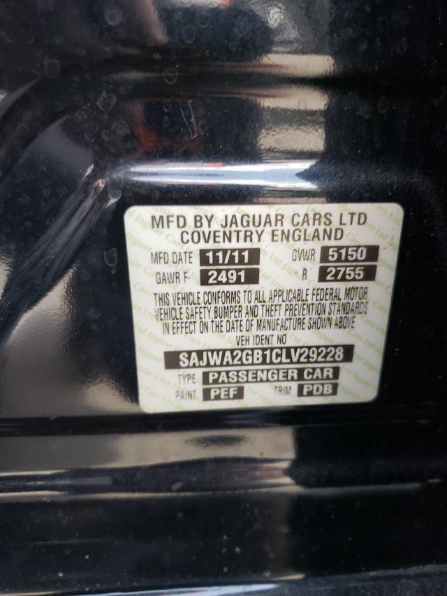 2012 JAGUAR XJL SAJWA2GB1CLV29228