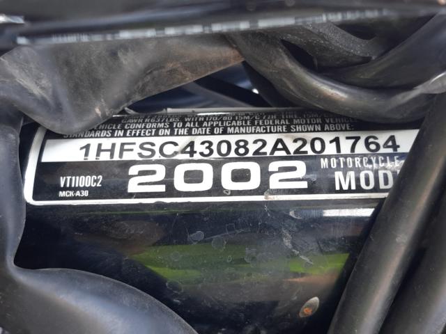 2002 HONDA VT1100 C2 1HFSC43082A201764