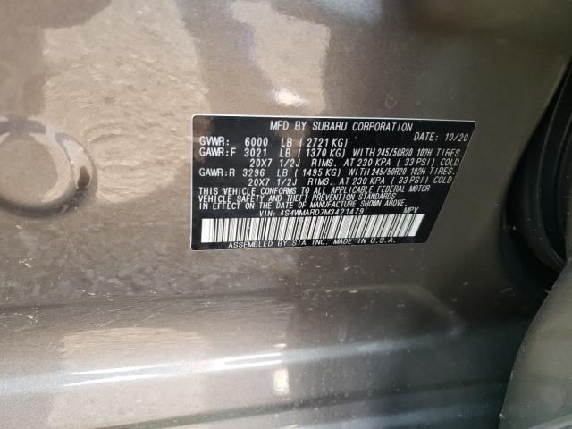 2021 SUBARU ASCENT TOU 4S4WMARD7M3421479