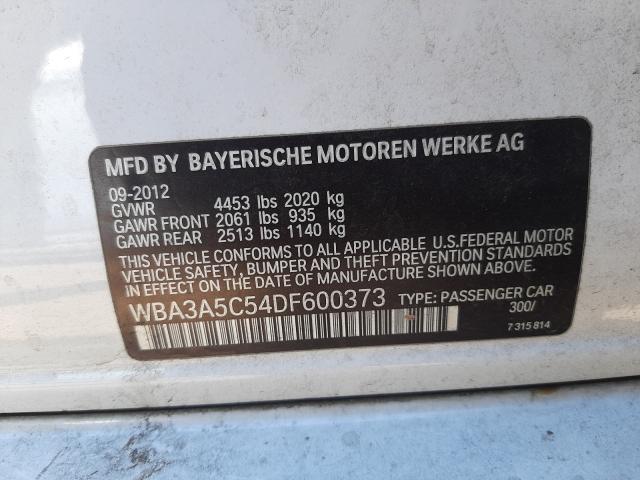 2013 BMW 328 I WBA3A5C54DF600373