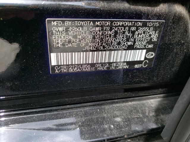2016 LEXUS GS 350 BAS JTHBZ1BL2GA000242