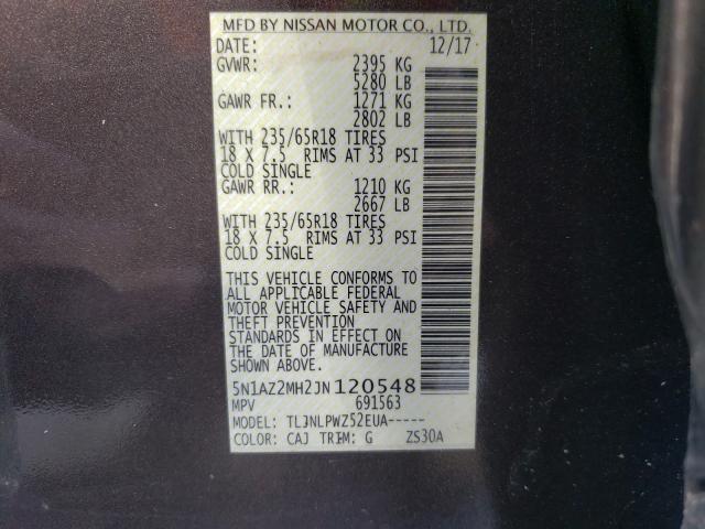 Nissan Murano 2017 -auction- 9