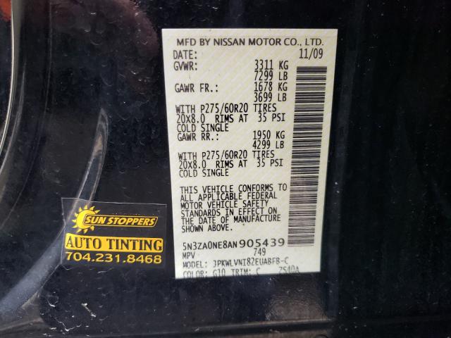2010 INFINITI QX56 5N3ZA0NE8AN905439