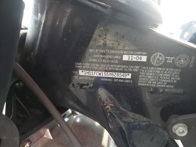 2005 HARLEY-DAVIDSON FLHTCUI 1HD1FCW155Y628549