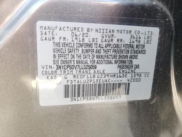 2020 NISSAN KICKS SR 3N1CP5DV7LL525059