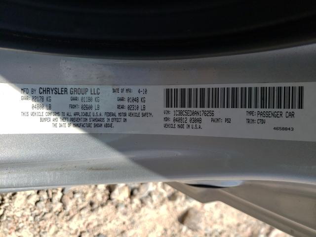 2010 CHRYSLER SEBRING 1C3BC5ED0AN176256