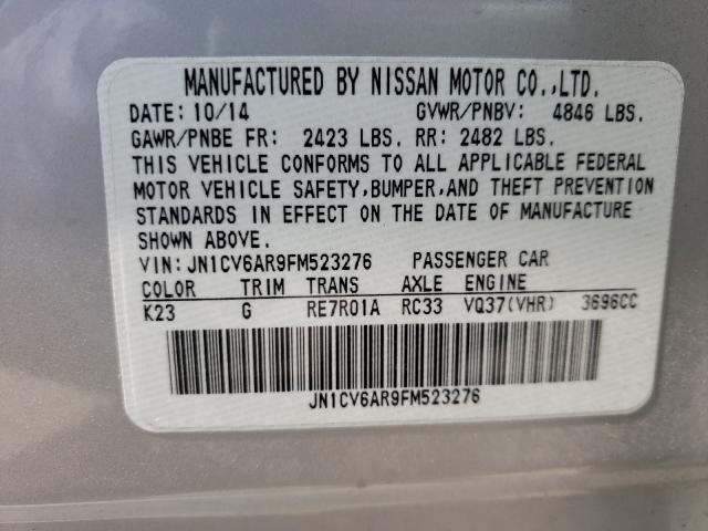 2015 INFINITI Q40 JN1CV6AR9FM523276