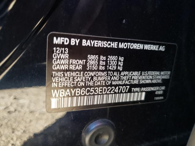 2014 BMW 750I XDRIV WBAYB6C53ED224707