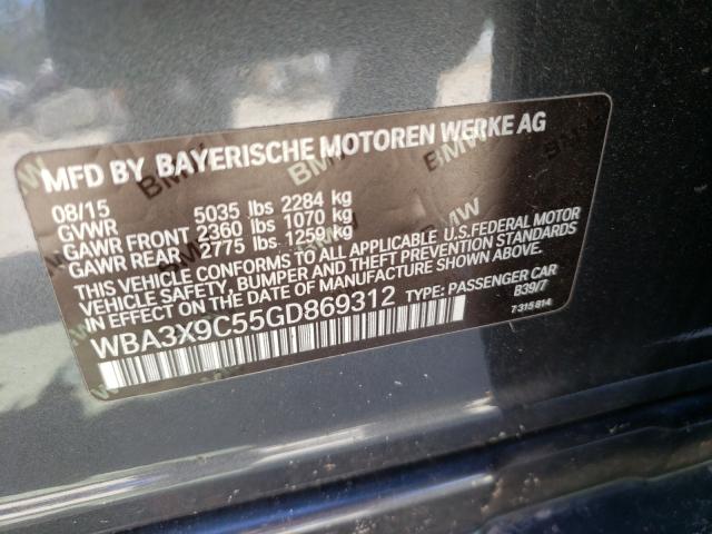 2016 BMW 335 XIGT WBA3X9C55GD869312
