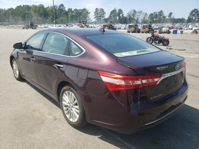2013 TOYOTA AVALON HYB 4T1BD1EB8DU007012