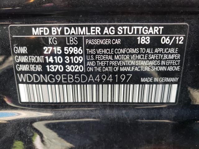 VIN WDDNG9EB5DA494197 2013 Mercedes-Benz S-Class, 5... no.10